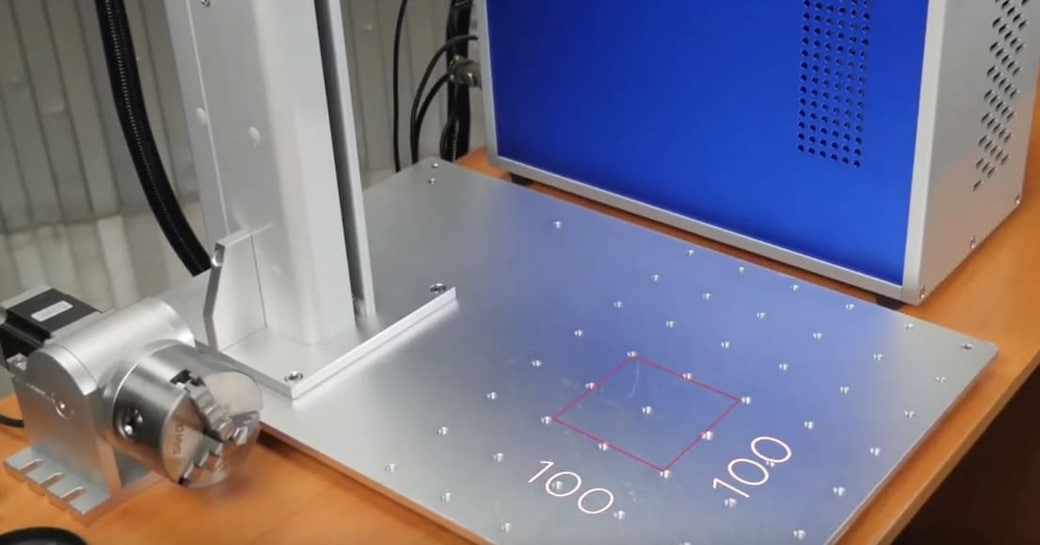 Размер рабочего поля лазерного маркера Wattsan